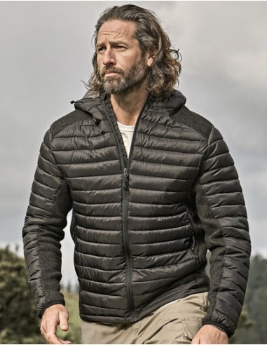 TEE-9610-Mens Hooded Outdoor Crossover Jacket